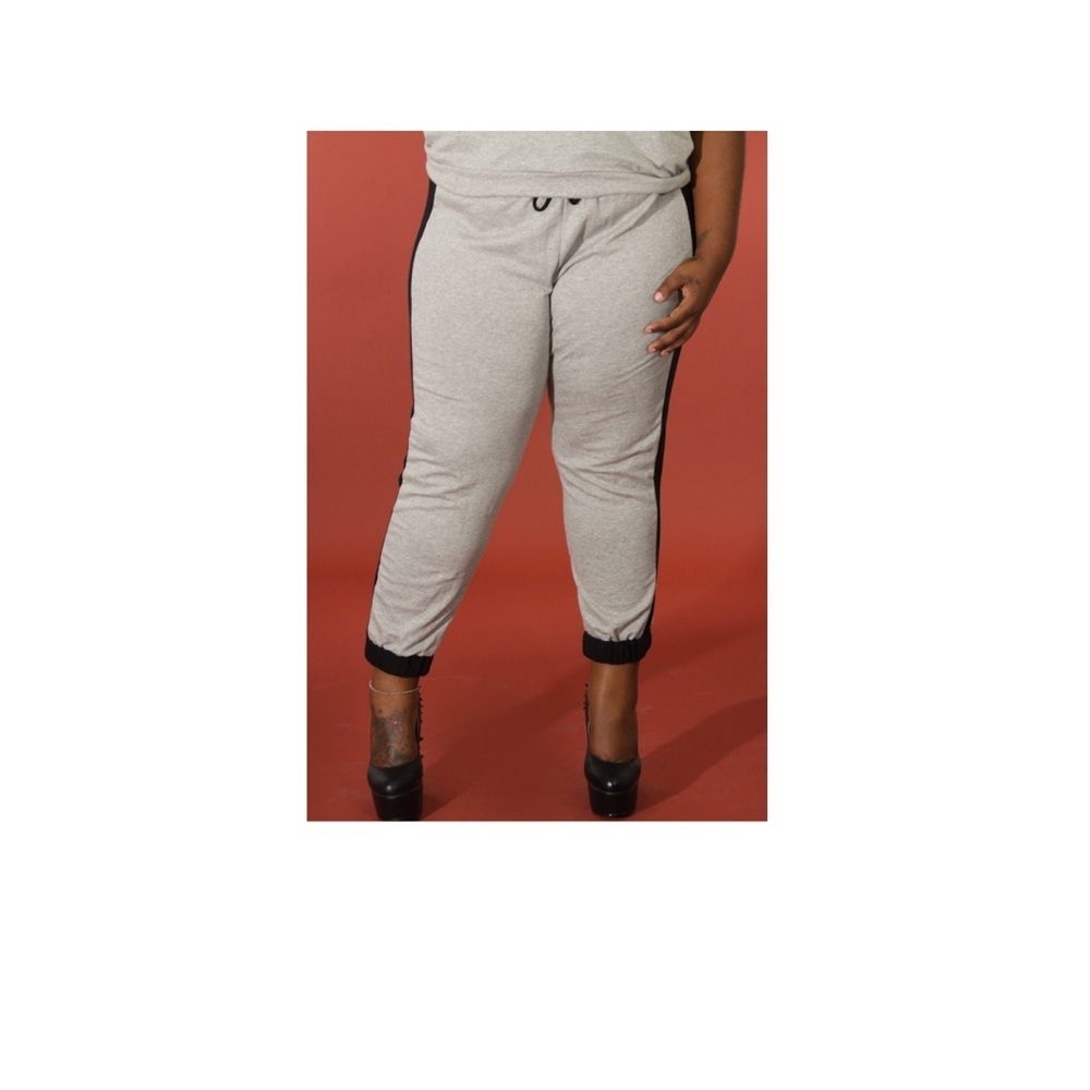 Plus Size Heather Gray Joggers​